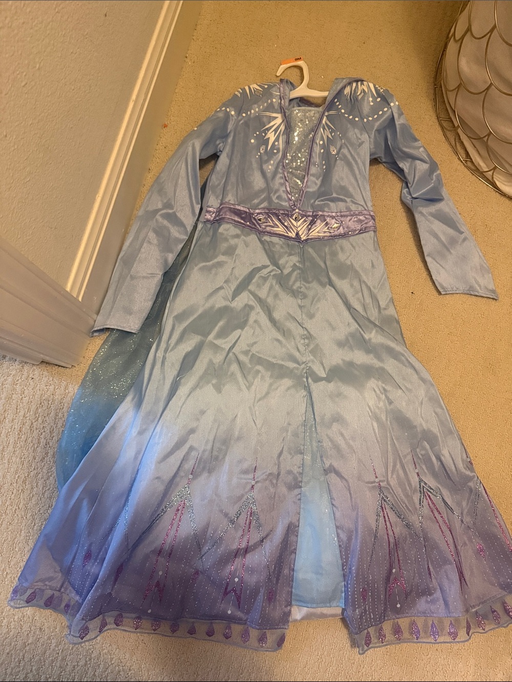 Disney Light Blue & Purple Sparkle Princess Costume Dress